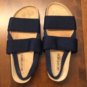 Navy Blue Size 39 Arcopedico Sandals